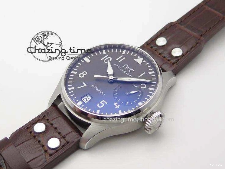 MIROTIME 0206 TechFriendly Big Pilot IW5009 Grey Dial ZF Edition Grey Dial On Brown Leather Strap A51111 (Fantasy Dial Color) 7326